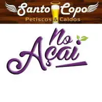 Santo Copo & No Açaí logomarca