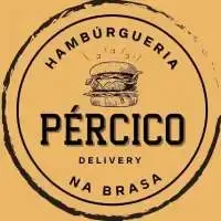 Pércico Na brasa Hamburgueria logomarca